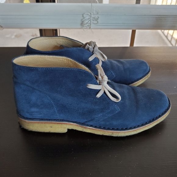 Barneys New York Other - Barney's New York Blue Chukka Boots